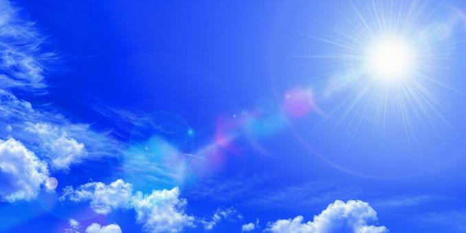 太陽と空